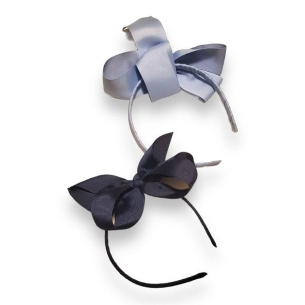 The Children's Place Girls' Headband Navy/Lt Blue 2-Pack NO Size. OSFM.